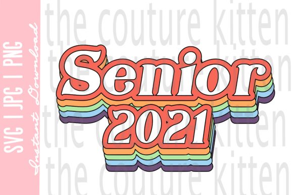 Download Retro Rainbow Senior 2021 - Retro rainbow Collection