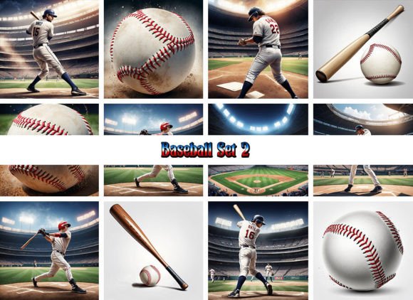 Download Baseball Background Set 2 - Baseball background Collection
