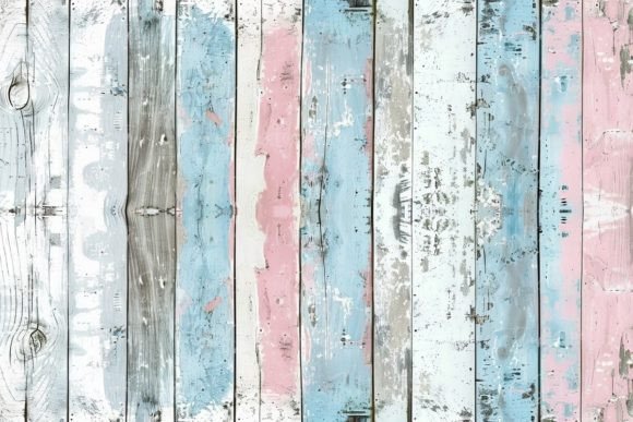 Download Vintage Wooden Planks in Pastel Colors - Pastel colors Collection