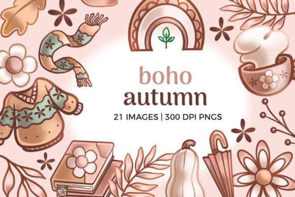 Download Boho Fall Clipart Illustrations - Premium Resources