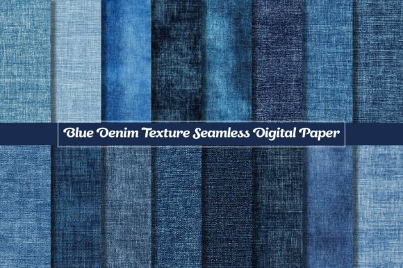 Download Blue Denim Texture Seamless Papers - Blue Collection