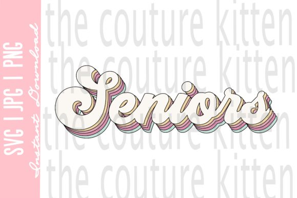Download Retro Rainbow Pastel Seniors - Retro rainbow Collection