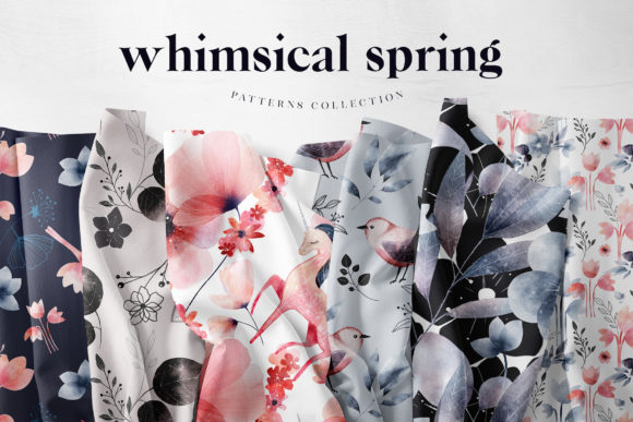 Download Whimsical Floral Digital Paper Pack - Premium Resources